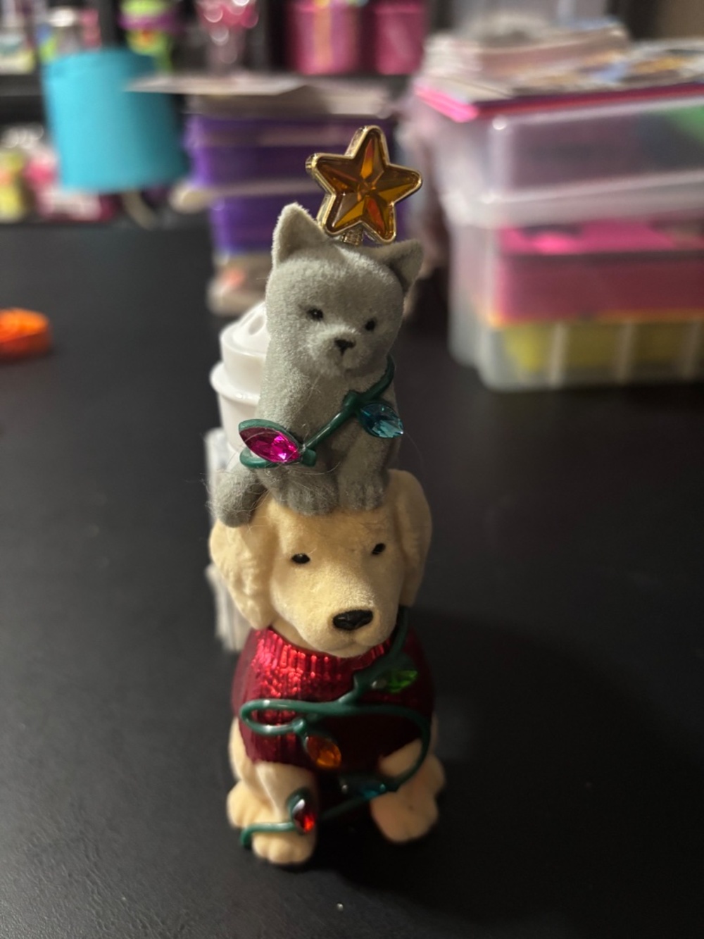 Bath and Body works Christmas dog/ cat wallflower plug